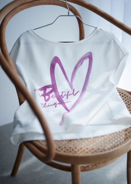 Printed Sweat T-Shirt